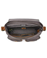 Load image into Gallery viewer, Valley Oak Canvas Messenger Bag: Khaki