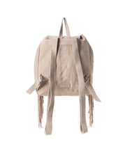Load image into Gallery viewer, Bohemian Taupe Suede Leather Backpack - Myra