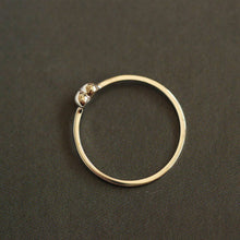 Load image into Gallery viewer, S925 Silver 14k Gold Plated Cute Heart Ring: Yellow Gold