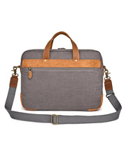 Load image into Gallery viewer, Valley Oak Canvas Brief Bag: Grey