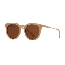 Load image into Gallery viewer, Blue Planet Sun Glasses - Cove - Milky Mocha / Gold / Brown Polarized Lens