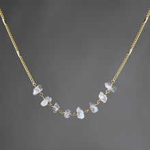 Load image into Gallery viewer, Stunning 8 Herkimer Diamond Necklace: 16 + Extender