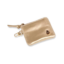 Load image into Gallery viewer, Clear HydroBag® Stadium with Gold Trim and Matching Pouch