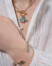 Load image into Gallery viewer, Forget-Me-Not Bangle