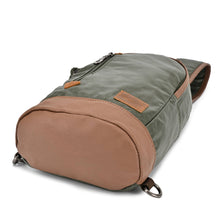 Load image into Gallery viewer, Urban Light Coated Canvas Sling Bag: Khaki