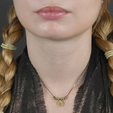 Load image into Gallery viewer, Delicate Beaded Mandala Necklace