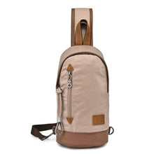 Load image into Gallery viewer, Urban Light Coated Canvas Sling Bag: Khaki