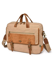 Load image into Gallery viewer, Valley Oak Canvas Brief Bag: Grey