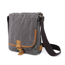 Load image into Gallery viewer, Oak Hill Canvas Crossbody Bag: Army Green