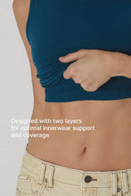 Load image into Gallery viewer, Clean Line Sweet Heart Tank: 2218 Blue Opal
