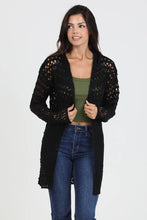 Load image into Gallery viewer, XHN02-ASIS HOODED CARDIGAN SWEATER: TAN-IVORY / L