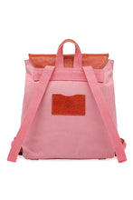 Load image into Gallery viewer, Valley Trail Coated Canvas Backpack: Navy