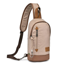 Load image into Gallery viewer, Urban Light Coated Canvas Sling Bag: Khaki