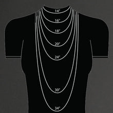 Load image into Gallery viewer, Compass w/ Stones and Semi Precious Marquise Necklace: Labradorite