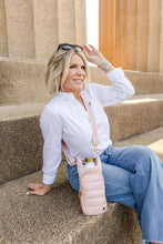 Load image into Gallery viewer, Blush HydroBag® with Blush and Ivory Striped Strap