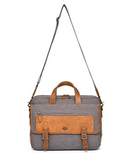 Load image into Gallery viewer, Valley Oak Canvas Brief Bag: Grey