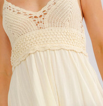 Load image into Gallery viewer, Crochet Lace Summer Dress
