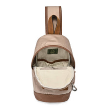 Load image into Gallery viewer, Urban Light Coated Canvas Sling Bag: Khaki