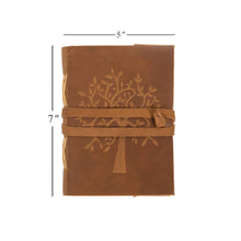 Load image into Gallery viewer, Embossed Leather Journal With Tree