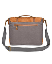 Load image into Gallery viewer, Valley Oak Canvas Messenger Bag: Khaki
