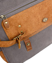 Load image into Gallery viewer, Valley Oak Canvas Brief Bag: Grey