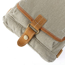 Load image into Gallery viewer, Oak Hill Canvas Crossbody Bag: Army Green