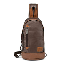 Load image into Gallery viewer, Urban Light Coated Canvas Sling Bag: Khaki