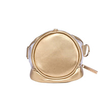 Load image into Gallery viewer, Clear HydroBag® Stadium with Gold Trim and Matching Pouch