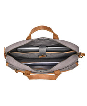 Load image into Gallery viewer, Valley Oak Canvas Brief Bag: Grey