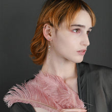 Load image into Gallery viewer, Four Herkimer Diamonds w/ Cast Cone Drop Earrings