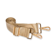 Load image into Gallery viewer, Clear HydroBag® Stadium with Gold Trim and Matching Pouch