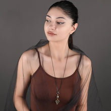 Load image into Gallery viewer, Antique Heart Floral w/ Semi Precious Mixed Metal Adjustable: Crystal