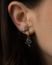Load image into Gallery viewer, Enamel Blue Tit Stud Earrings