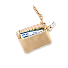 Load image into Gallery viewer, Clear HydroBag® Stadium with Gold Trim and Matching Pouch