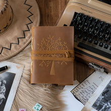 Load image into Gallery viewer, Embossed Leather Journal With Tree