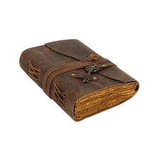 Load image into Gallery viewer, Vintage Leather Bound Diary with Key