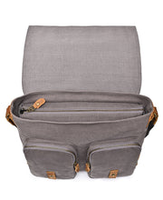 Load image into Gallery viewer, Valley Oak Canvas Messenger Bag: Khaki