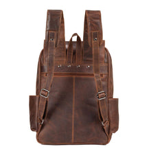 Load image into Gallery viewer, Leather Vintage Backpack Scott- Sandal