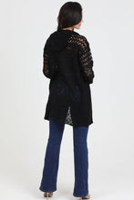 Load image into Gallery viewer, XHN02-ASIS HOODED CARDIGAN SWEATER: TAN-IVORY / L