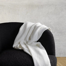 Load image into Gallery viewer, Blissful Bamboo Waffle Throw Blanket
