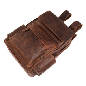 Leather Vintage Backpack Scott- Sandal