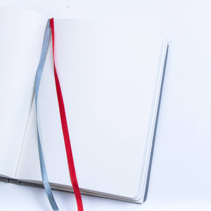 Hardcover Diary Notebook with Buckram Cover: Unlined