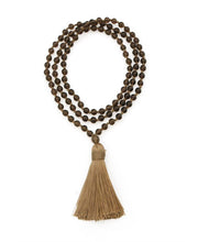 Load image into Gallery viewer, Smoky Quartz Knotted Gemstone Mala, 108 Beads
