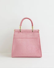 Load image into Gallery viewer, Morning Song Bird Embroidered Mini Pink Tote
