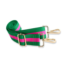 Load image into Gallery viewer, White Coated Perforated Neoprene HydroBag® with Pink/Green Stripe
