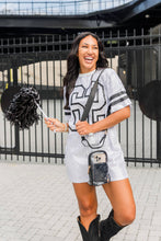 Load image into Gallery viewer, Clear HydroBag® Stadium with Black Trim and Matching Pouch
