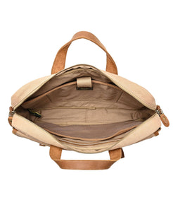 Valley Oak Canvas Brief Bag: Grey