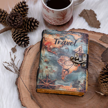Load image into Gallery viewer, Vintage Leather Journal Notebook Diary for Travel Lovers
