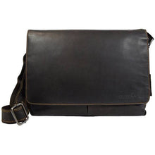 Load image into Gallery viewer, Leather Shoulder Laptop Bag Gent - Sandal
