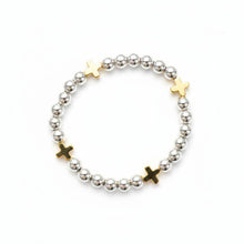Load image into Gallery viewer, Sterling Silver Ms. Silver in Silver with Gold
